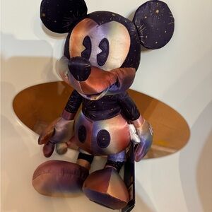 Disney Mickey Mouse 50th Anniversary Plush - Purple and Gold